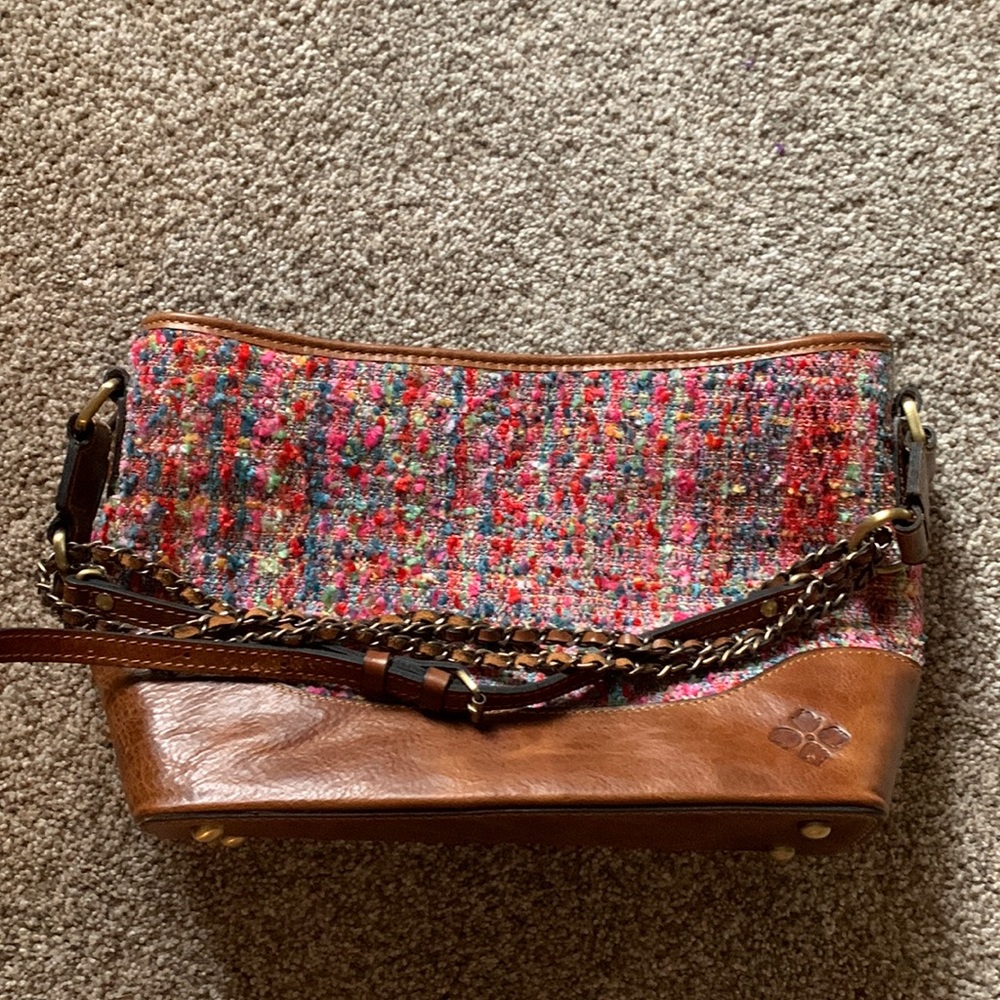 Patricia Nash leather and fabric purse - Picture 2 of 5